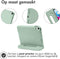 imoshion Tablet Hoes Kinderen - Geschikt voor iPad 11 (2025) 11 inch / 10e generatie (2022) 10.9 inch - Kidsproof Backcover met handvat - Olive Green