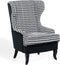 MOLDE - Fauteuil - Zwart - Polyester