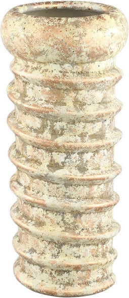 PTMD Zero Cream Cement Pot Swirl Screw Round High M