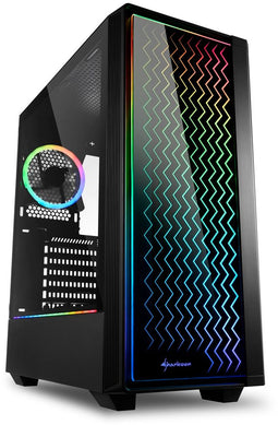 Sharkoon RGB LIT 200 - Tower Behuizing - Gehard glas - RGB Verlichting