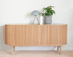 Dressoir Naturel Eikenhout - 45x160x73cm - Dressoir Carno Naturel - Giga Living