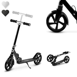 Lionelo Luca - Opvouwbare Scooter Step - Aluminium frame - Zwart