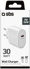 SBS TETR1CPD30 - Oplader - 30W Power Delivery 3.0 - Wit