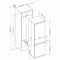 Inventum IKV1788S - Inbouw koel-vriescombinatie - 243 liter - 178 cm nismaat