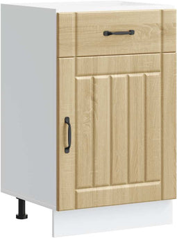 vidaXL - Keuken - onderkast - Lucca - bewerkt - hout - sonoma - eikenkleurig