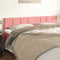 vidaXL - Hoofdborden - 2 - st - 90x5x78/88 - cm - fluweel - roze