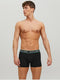 JACK&JONES ADDITIONALS JACFLOWER TRUNKS - Boxershorts - 3-pack - Zwart (3 stuks)