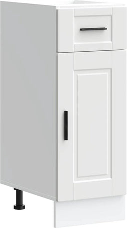 vidaXL - Keuken - onderkast - "Porto" - bewerkt - hout - wit