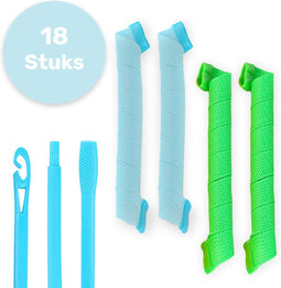LBB - Heatless Curls - 18 stuks - 55 cm - Krullen Zonder Hitte (18 stuks)