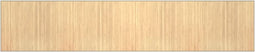vidaXL - Vloerkleed - rechthoekig - 80x400 - cm - bamboe - lichtnaturel