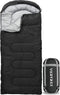 Vertrex Peak Comfort Mummy Slaapzak Extra Warm - Kamperen - Tot 5 graden Celsius - Zwart