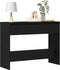 vidaXL - Zwarte - Eiken - Console - Tafel - - - 100x35x76.5 - cm - - - Engineered - Wood