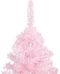 vidaXL - Kunstkerstboom - met - standaard - 150 - cm - PVC - roze