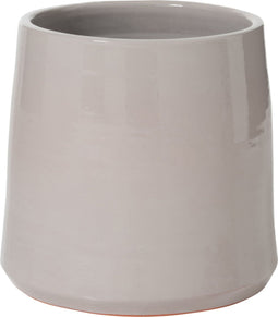 J-Line bloempot Rond - keramiek - grijs - large - Ø 29 cm