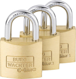 Burg Wächter 6371 Hangslot 30.00 mm Gelijksluitend Messing Sleutelslot