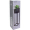 Bloempot - Metaal - Bloemen - Plantenpot - Voor Binnen - Zwart - 70 cm