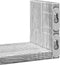 vidaXL - Wandschappen - 3 - st - bewerkt - hout - grijs - sonoma - eikenkleurig