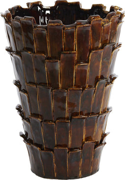Light & Living - Vaas BANYA - Ø33x43cm - Bruin