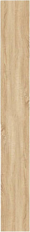 vidaXL - Wasmachinekast - 64x24x190 - cm - wit - en - sonoma - eikenkleurig