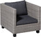Madison - Lounge luxe Panama grey - 60x60 - Grijs