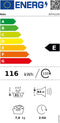 Beko B3T41230 - Warmtepompdroger 7 kg - A++ - Zwart