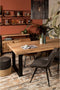 HSM Collection Rechthoekige eettafel Portland - 200x100 cm - mangohout/ijzer