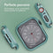 imoshion Screenprotector - Geschikt voor Apple Watch Series 4 / 5 / 6 / SE - 44mm - Full Cover Hard Case / Beschermend Hoesje - Donkergroen
