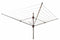 Vileda Viva Air Ultra Light - Droogmolen - Aluminium 51 meter - Hoogte verstelbaar 130-170 cm