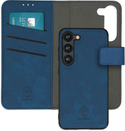 iMoshion Hoesje Geschikt voor Samsung Galaxy S23 Hoesje Met Pasjeshouder - iMoshion Uitneembare 2-in-1 Luxe Bookcase - Blauw