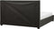 ROCHELLE - Bed opbergruimte - Donkergrijs - 160 x 200 cm - Polyester