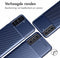 iMoshion Hoesje Geschikt voor Samsung Galaxy S21 FE Hoesje Siliconen - iMoshion Carbon Softcase Backcover - Blauw