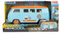 Vehicool Retro bus 27 cm - Frictie - Licht- en geluidseffecten