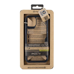 Muvit for Change iPhone 13 - Telefoonhoes - Eco-friendly - Zwart