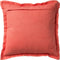 Dutch Decor BURTO - Kussenhoes 45x45 cm - gewassen katoen - Coral - roze - met rits