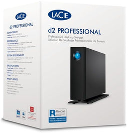 LaCie d2 Professional - Externe HDD - 20TB - USB 3.2 (Gen1) type-A en type-C - Zwart