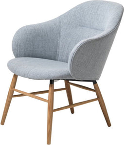 Fauteuil Teno eiken - lichtgrijs