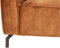 Hoekbank Rechts 2.5-zits Morgan - 261x248x88 - Adore 96 Bruin - Velours/metaal
