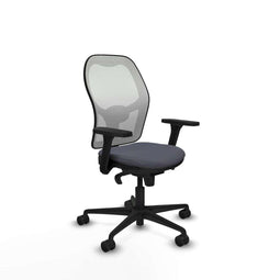 Piqueras y Crespo 3D036N0 - Bureaustoel - Verstelbare hoogte met armleuning - Donker grijs