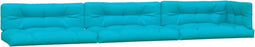 vidaXL - Palletkussens - 7 - st - stof - turquoise