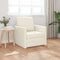 vidaXL - Vloersofa - Bed - 2-in-1 - Crème - 74x77x81 - cm - Velvet