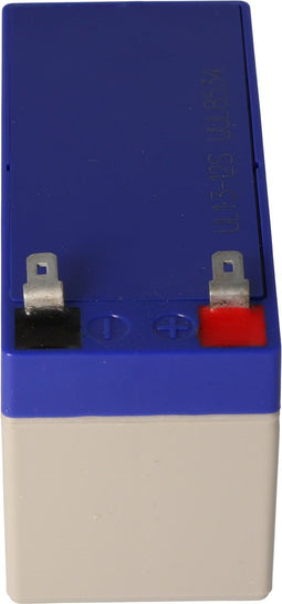 UL1.3-12 Ultracell loodbatterij 12 volt, 1,3 Ah met 2 Faston-contacten van 4,8 mm