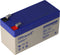UL1.3-12 Ultracell loodbatterij 12 volt, 1,3 Ah met 2 Faston-contacten van 4,8 mm