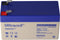 UL1.3-12 Ultracell loodbatterij 12 volt, 1,3 Ah met 2 Faston-contacten van 4,8 mm