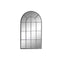 Wandspiegel DKD Home Decor Zwart Kristal Ijzer Spiegel Venster 70 x 2,5 x 120 cm 70 x 1,8 x 120 cm