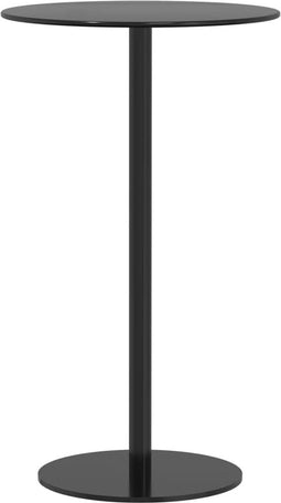vidaXL - Tuintafel - rond - Ø60x105 - cm - staal - zwart