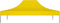 vidaXL - Partytentdak - 270 - g/m² - 4,5x3 - m - geel