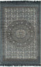 vidaXL - Kelim - vloerkleed - met - patroon - 120x180 - cm - katoen - grijs