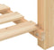 vidaXL - Tuinbak - met - Rek - 115x59x76 - cm - Massief - Houten - Vuurhout