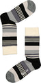 Happy Socks Gift Box - 4 paar unisex sokken - Zwart/Wit (36-40)