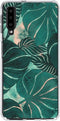 Hoesje Siliconen Geschikt voor Samsung Galaxy A7 (2018) - Design Backcover siliconen - Meerkleurig / Monstera